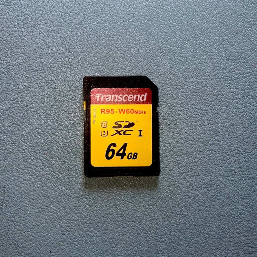TRANSCEND Memory Card: 64 GB